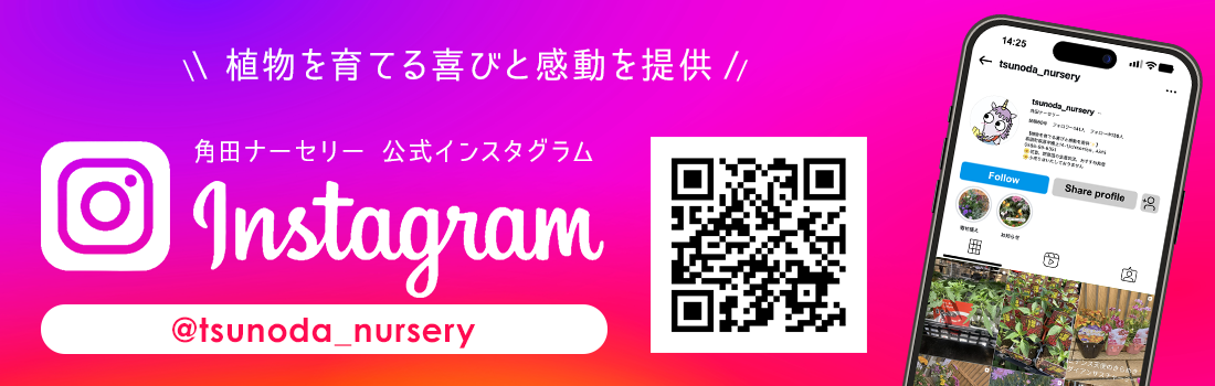 角田ナーセリー 公式インスタグラム